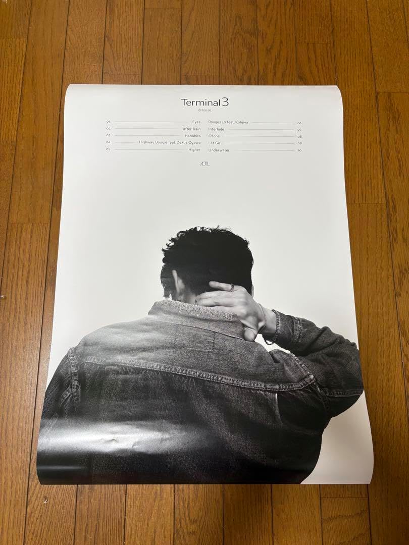 3House Terminal3 B2 Size Poster 新品未開封 3Houseが2ndアルバム『Terminal 3』リリース 4月には初の